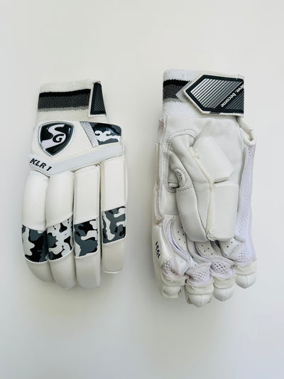 SG KLR 1 Camo Black Cricket Batting Gloves | As used by KL Rahul