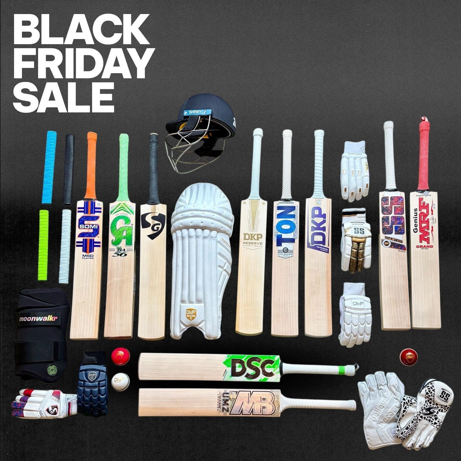 Black Friday Sale at DKP Cricket | Cricket Equipment Sale | Best Cricket Bats with Next Day Delivery