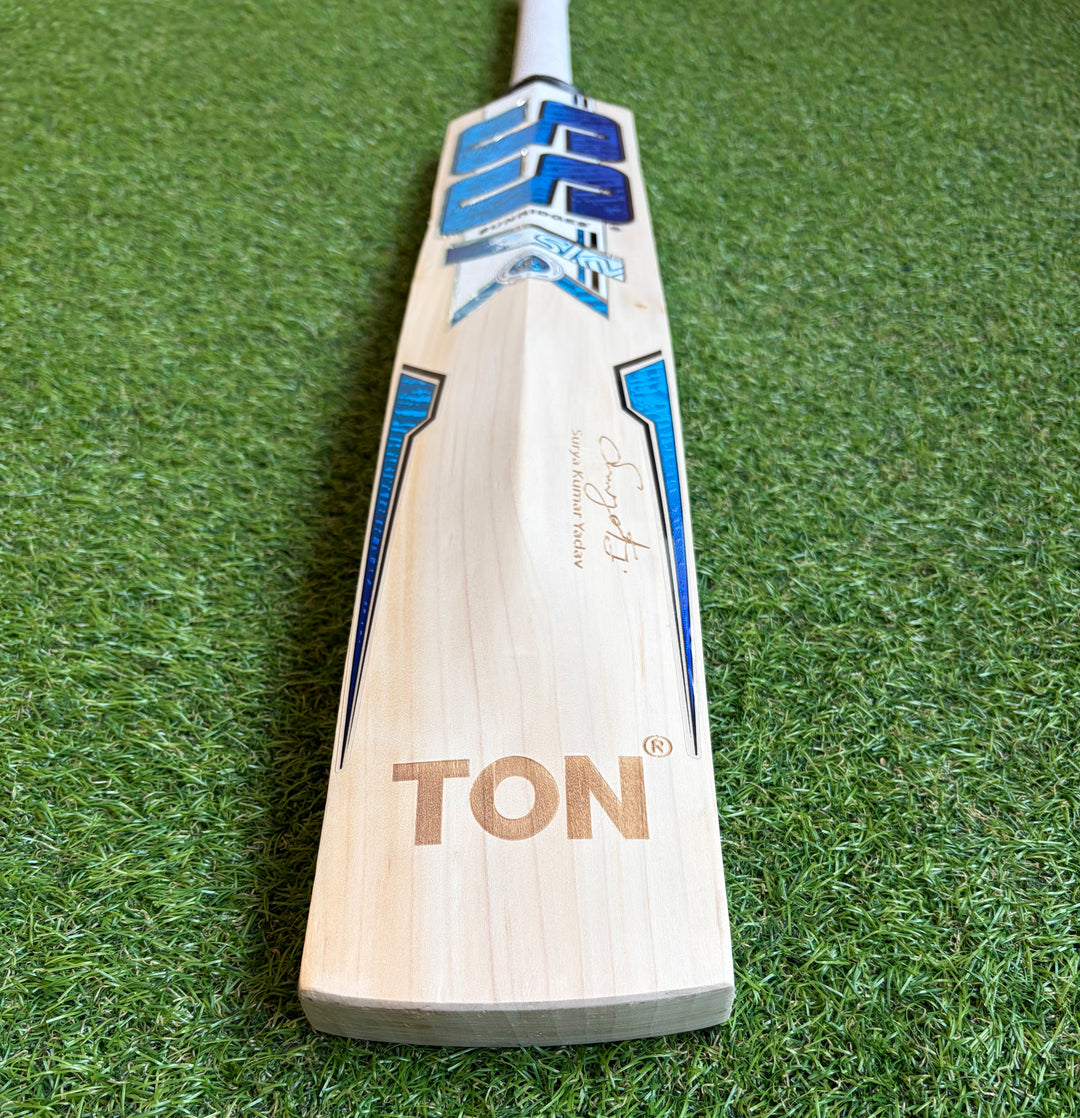 SS TON Sky Flicker Pro Cricket Bat | Harrow Size