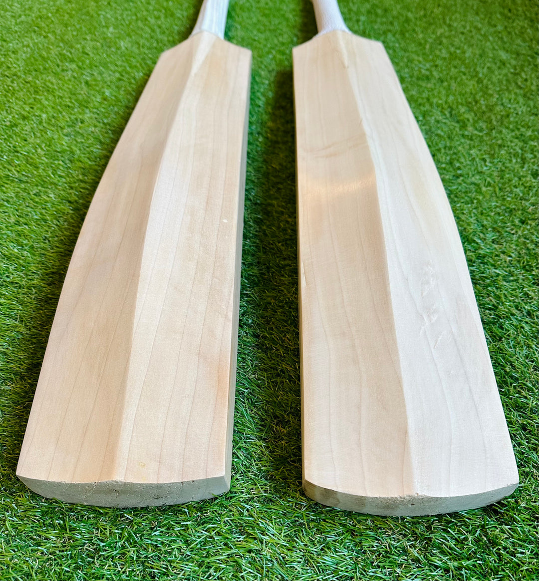 Plain Grade 1 English Willow Cricket Bats | Full Spine Profile | 40mm edges