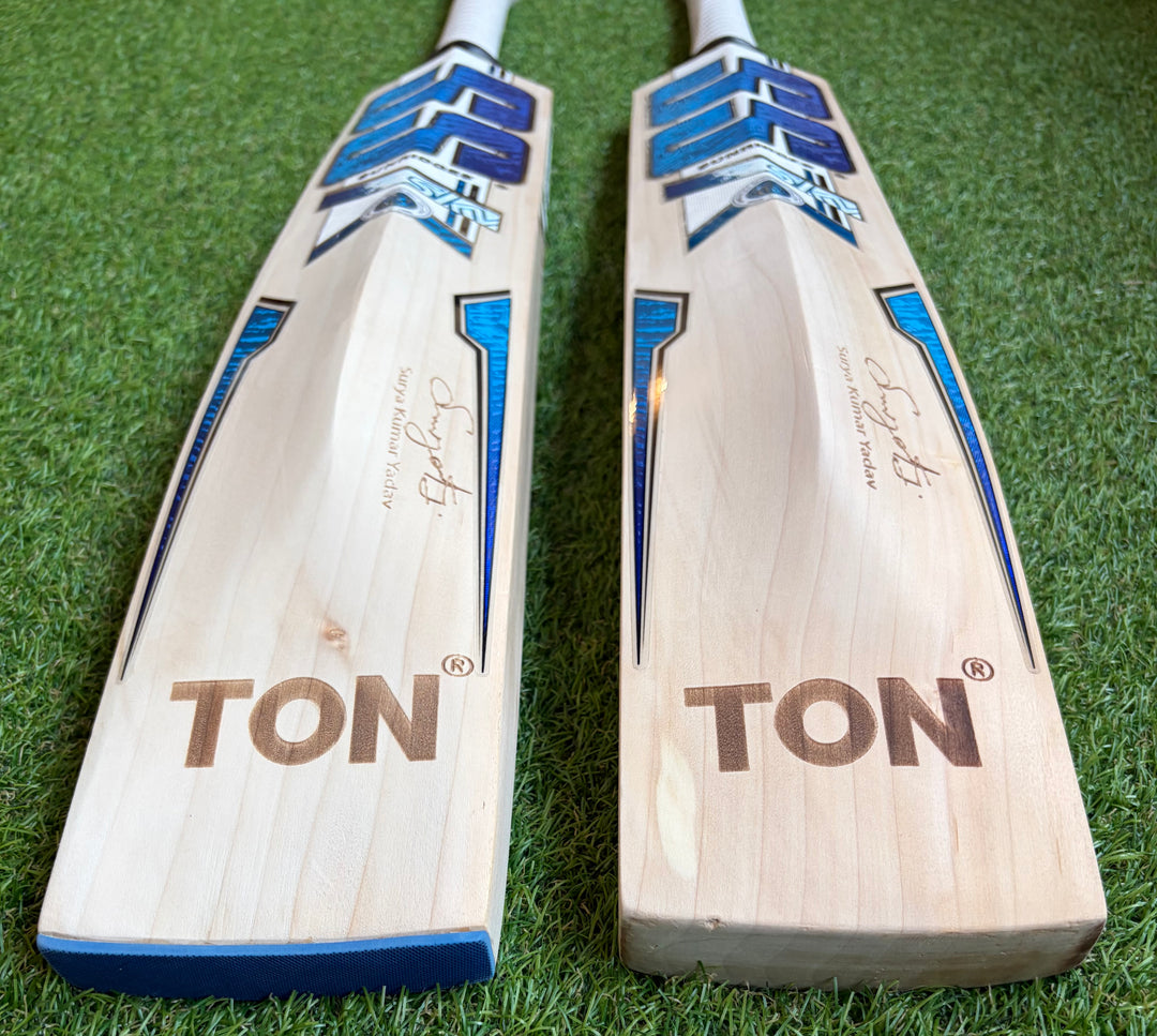 SS TON Sky Flicker Pro Cricket Bat | Harrow Size