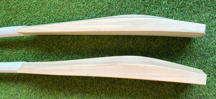 Plain Grade 1 English Willow Cricket Bats | Full Spine Profile | 40mm edges