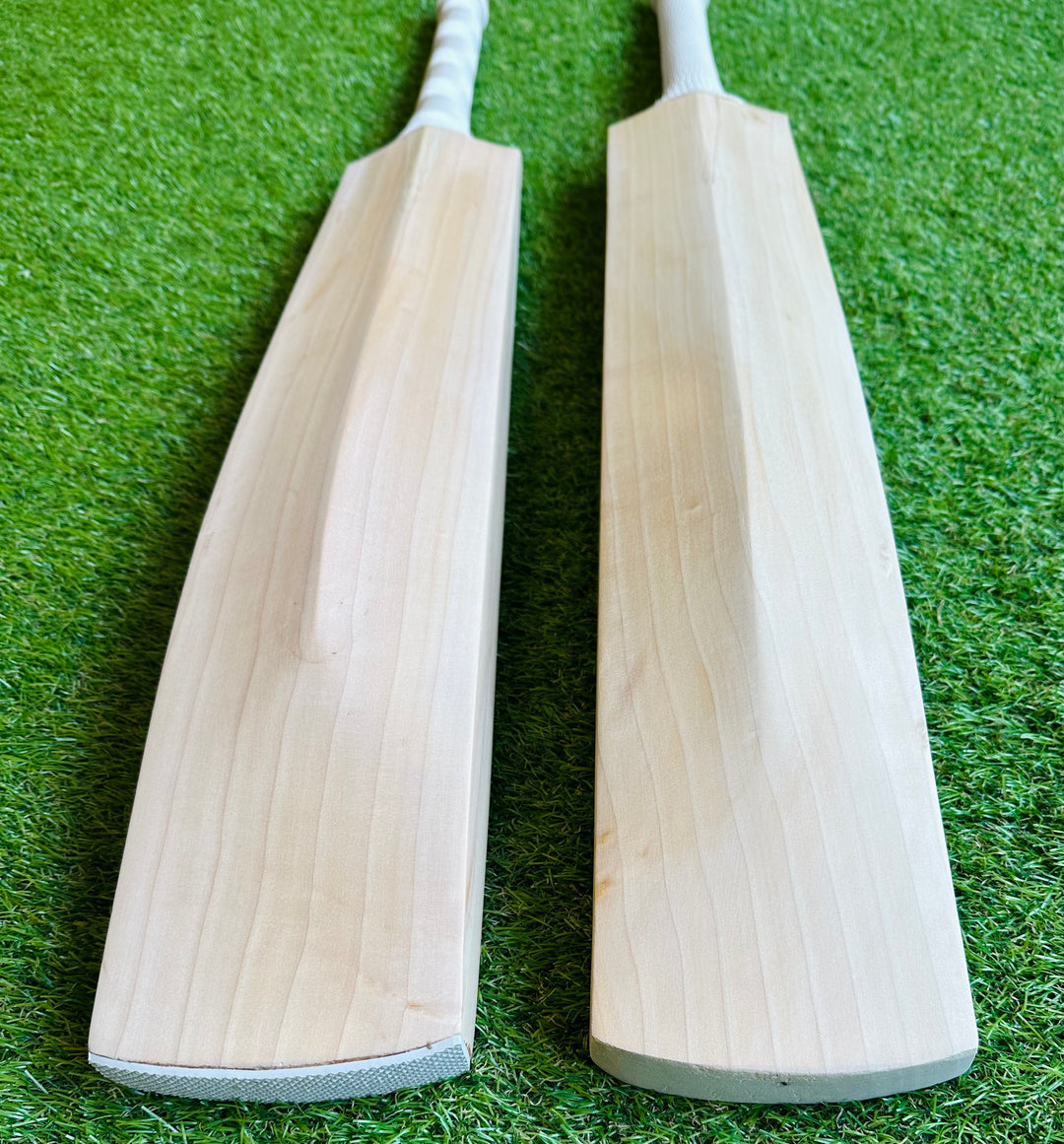 Plain Grade 1 English Willow Cricket Bat | Long Handle