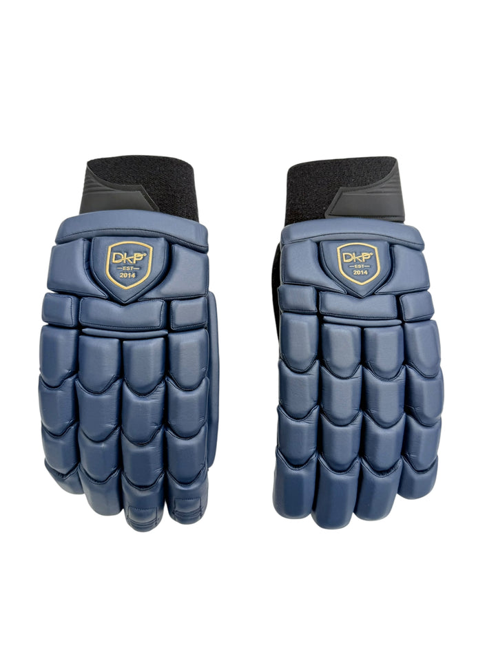 DKP Limited Edition Black and Navy Cricket Batting Gloves