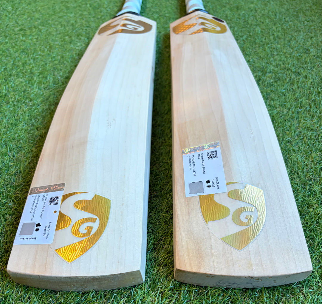 SG Sunny Gold Players Cricket Bat | 40mm Edges | Pro Shape