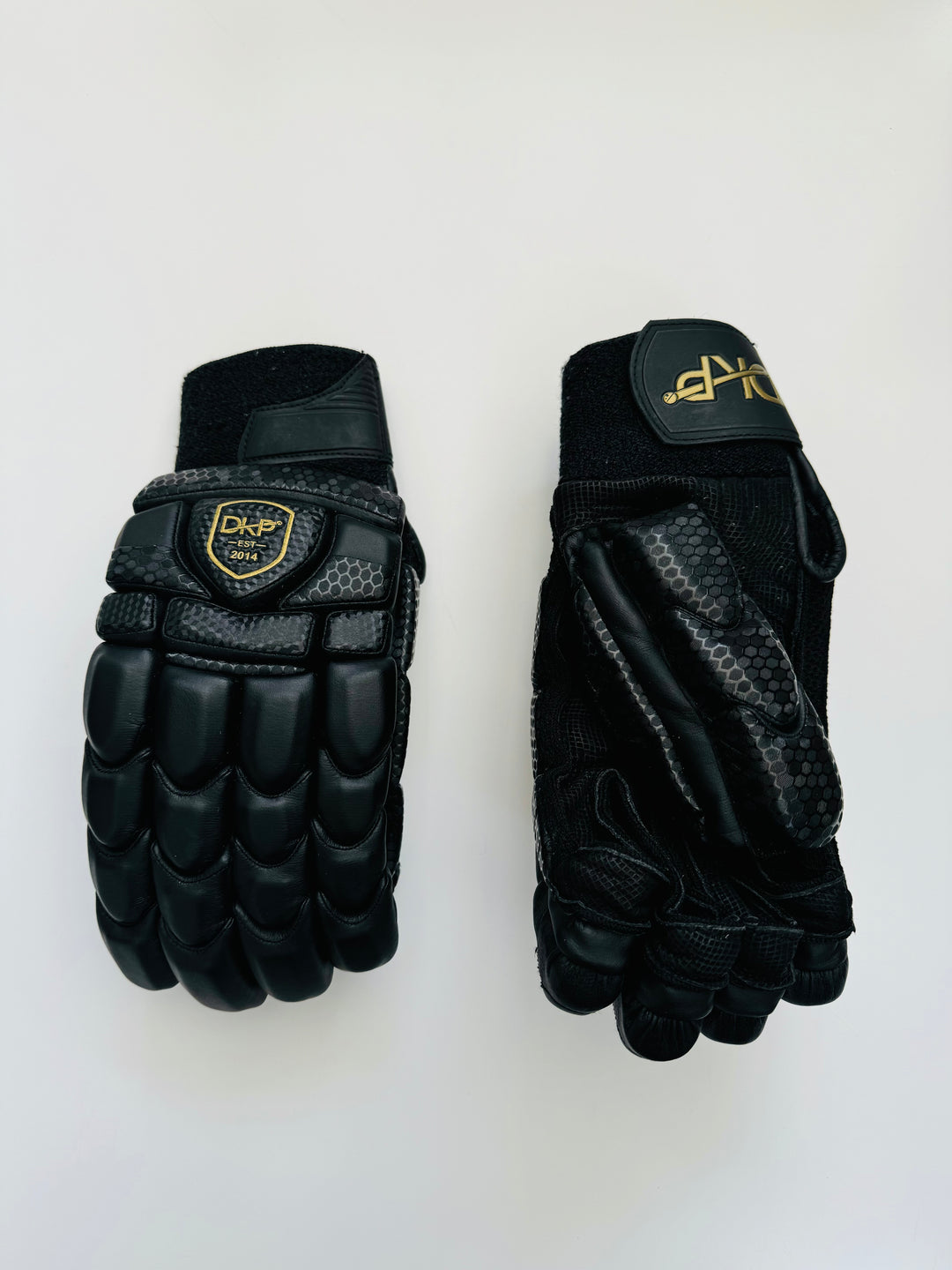 DKP Limited Edition Black and Navy Cricket Batting Gloves