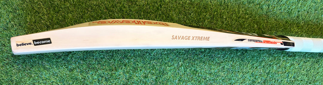 SG Savage Xtreme Pro Cricket Bat | 40mm Edges | Full Profile