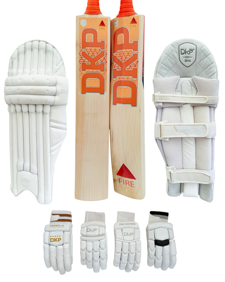 DKP Elements Bundle | Cricket Bat | Cricket Gloves | Cricket Pads | Cricket Bag