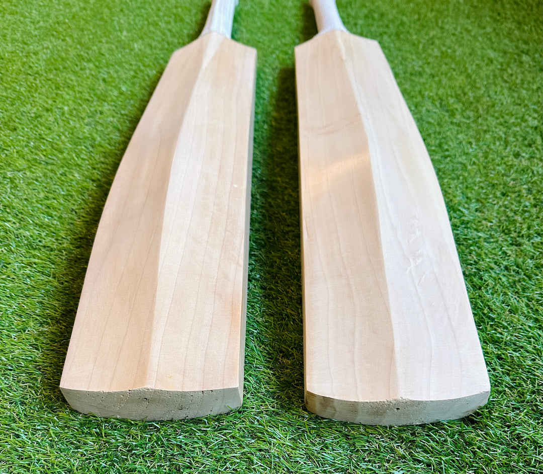 Plain Grade 1 English Willow Cricket Bats | Full Spine Profile | 40mm edges