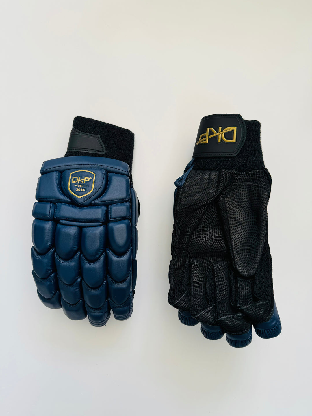 DKP Limited Edition Black and Navy Cricket Batting Gloves