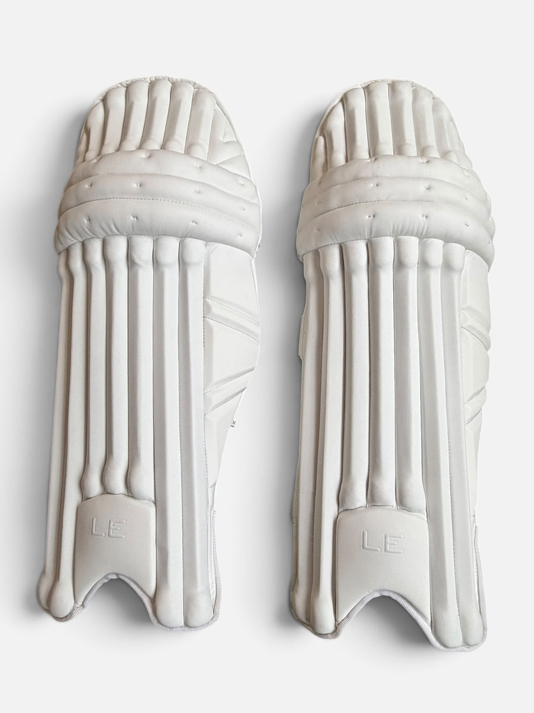 Plain LE White Batting Cricket Pads