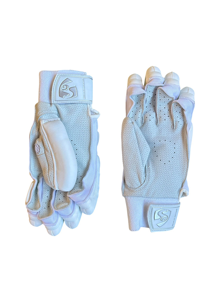 SG Test White Cricket Batting Gloves