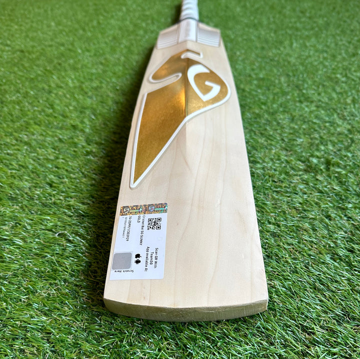 SG Sunny Gold Players Cricket Bat |  Knocked in | 40mm Edges