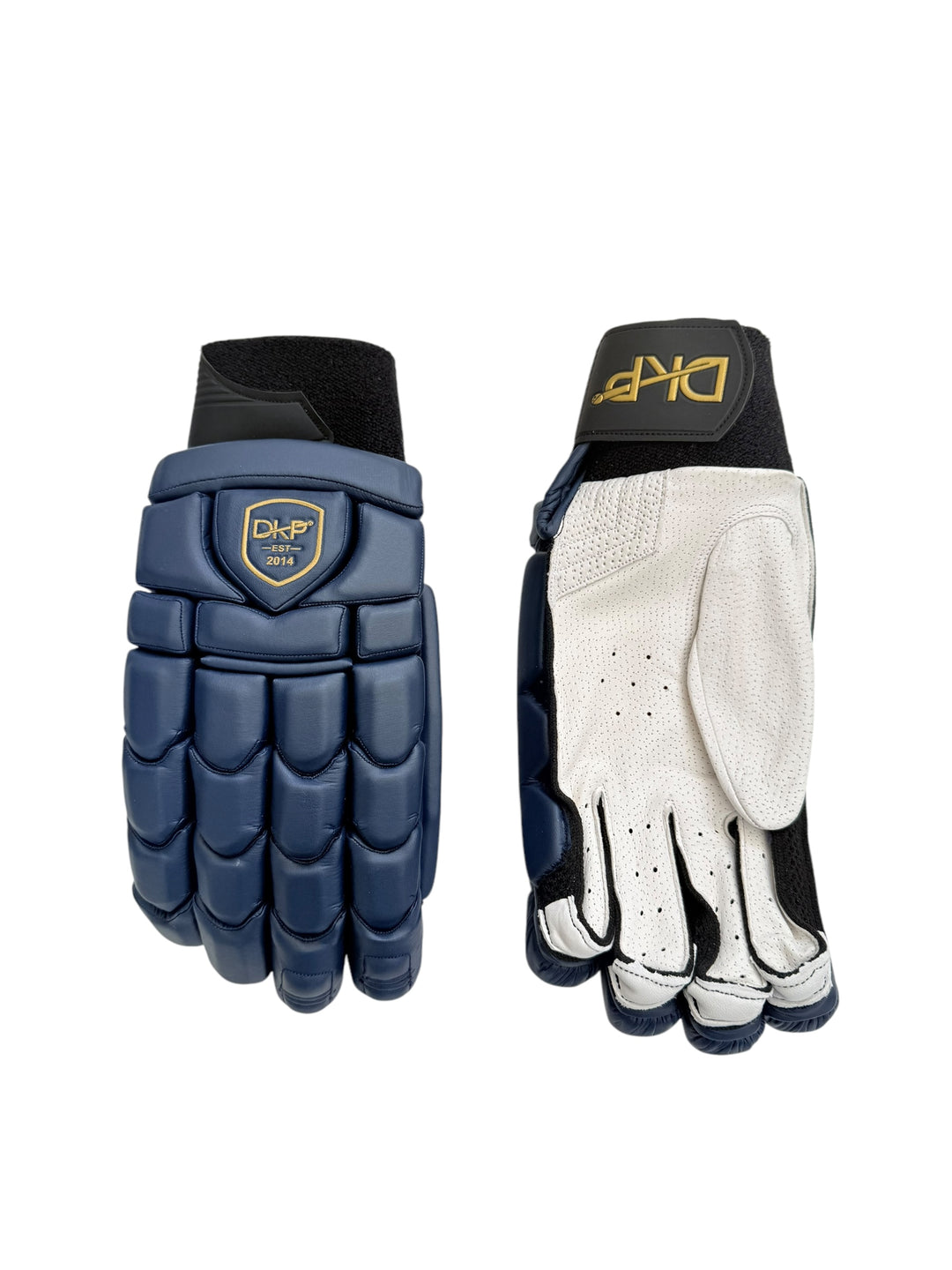 DKP Limited Edition Black and Navy Cricket Batting Gloves