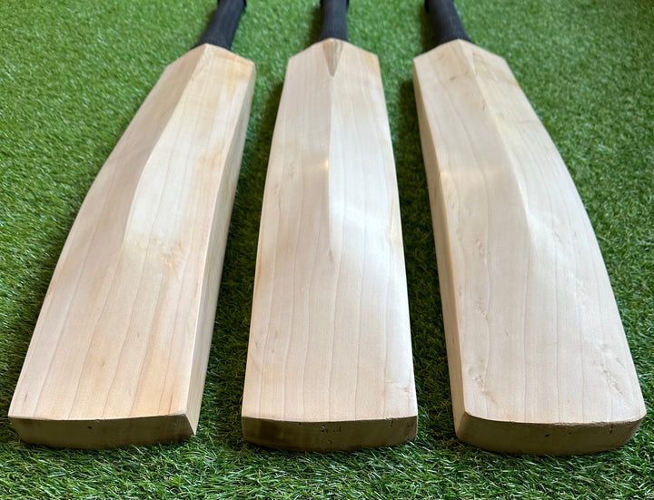 Plain Grade 2 English Willow Cricket Bat |  3lb Monster | Full Profile