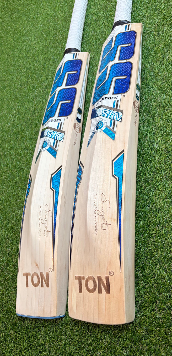 SS TON Sky Flicker Pro Cricket Bat | Harrow Size