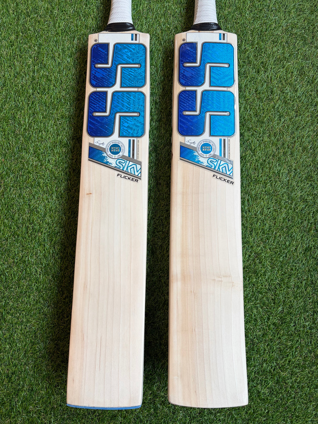 SS TON Sky Flicker Pro Cricket Bat | Harrow Size