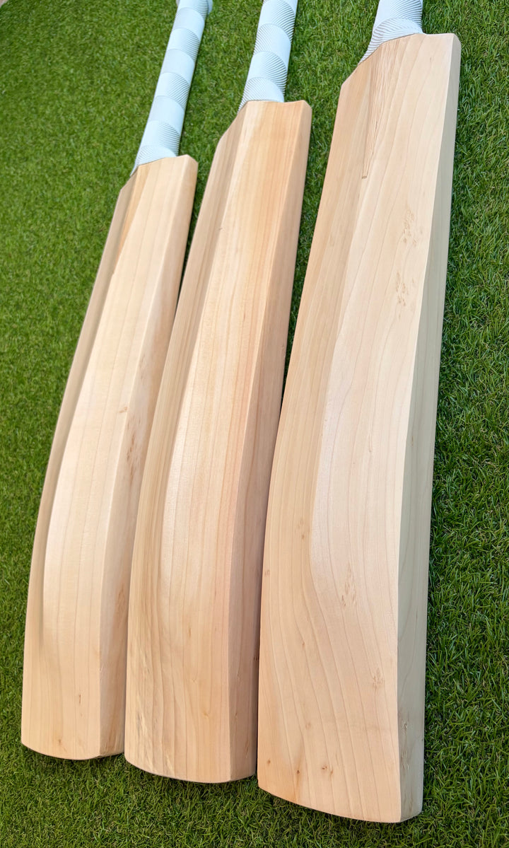 Plain Grade 1 English Willow Cricket Bat | Duckbill Profile