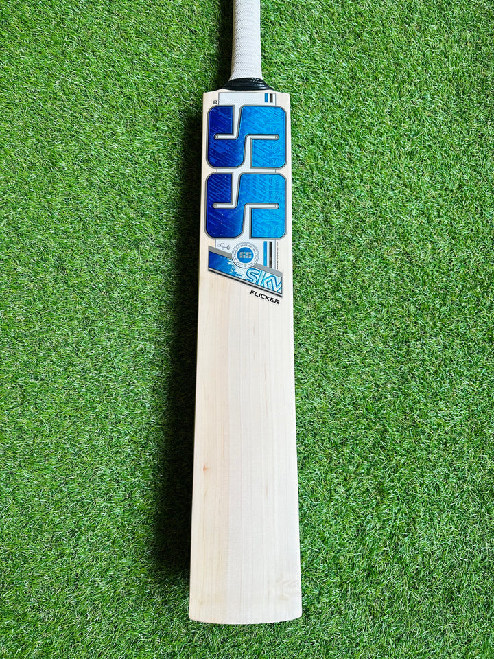 SS TON Sky Flicker Pro Cricket Bat | Harrow Size