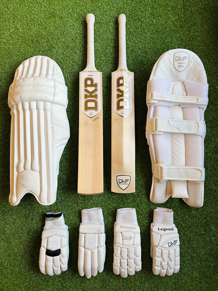 DKP Limited Edition Bundle | Cricket Bat | Cricket Gloves | Cricket Pads | Cricket Bag