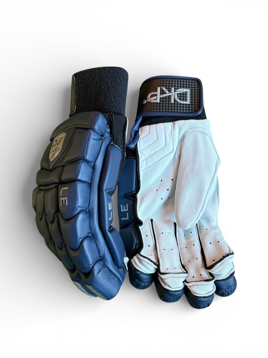 DKP Limited Edition Black and Navy Cricket Batting Gloves | New Model