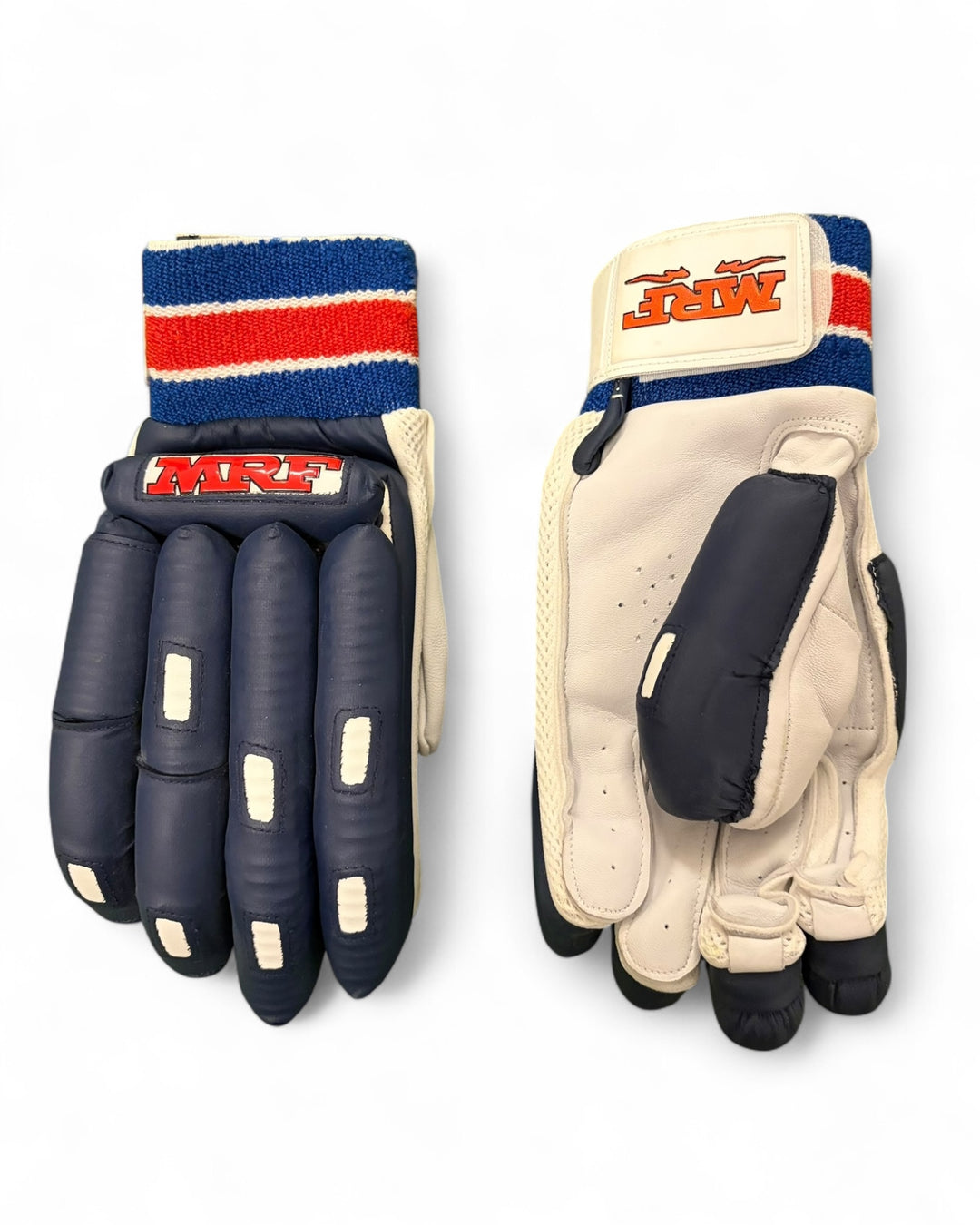 MRF Grand Edition Navy Batting Gloves | Left Hand