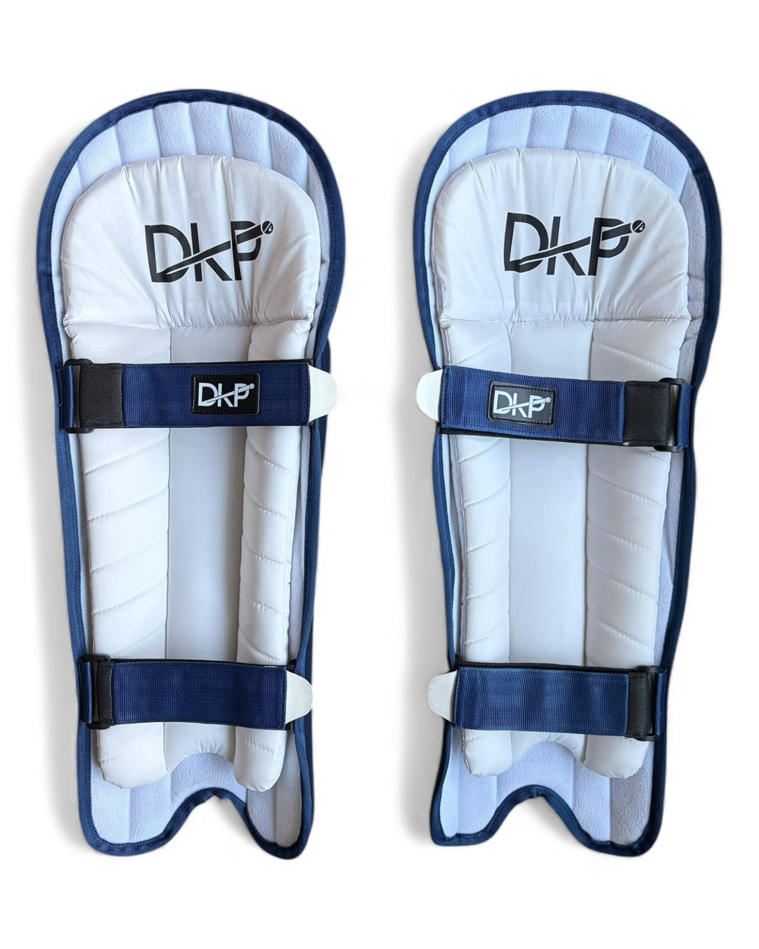 DKP Pro Navy Moulded Two Strap Cricket Batting Pads