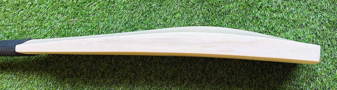 Plain Grade 1+ English Willow Cricket Bat | Full Spine Profile