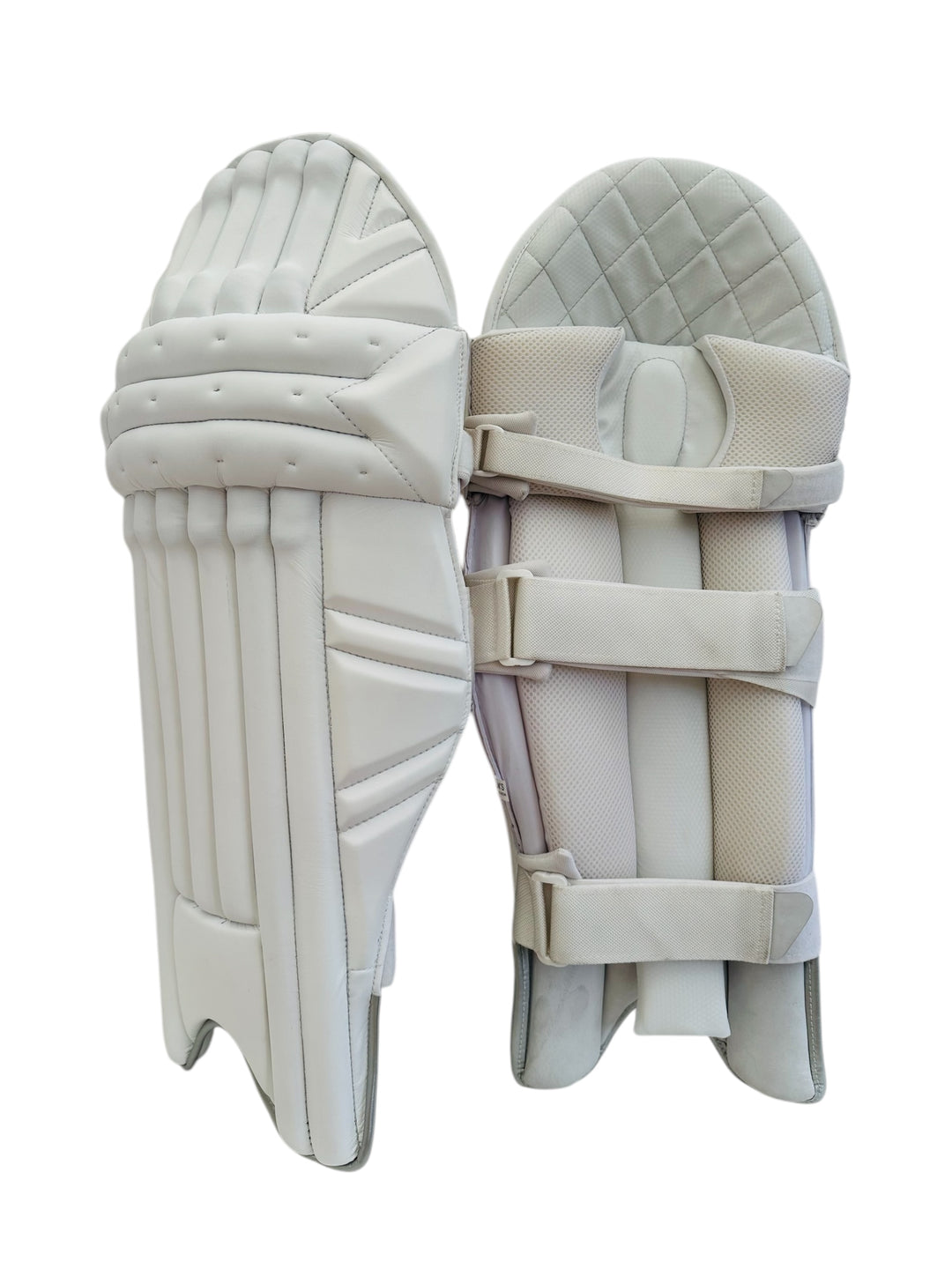 Plain Players White Batting Cricket Pads