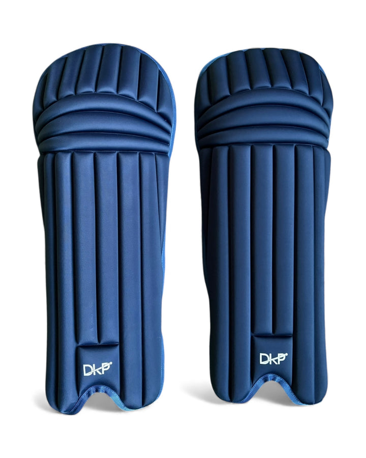 DKP Pro Navy Moulded Two Strap Cricket Batting Pads