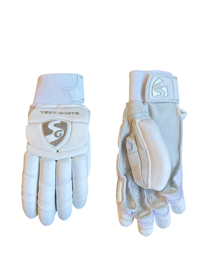SG Test White Cricket Batting Gloves