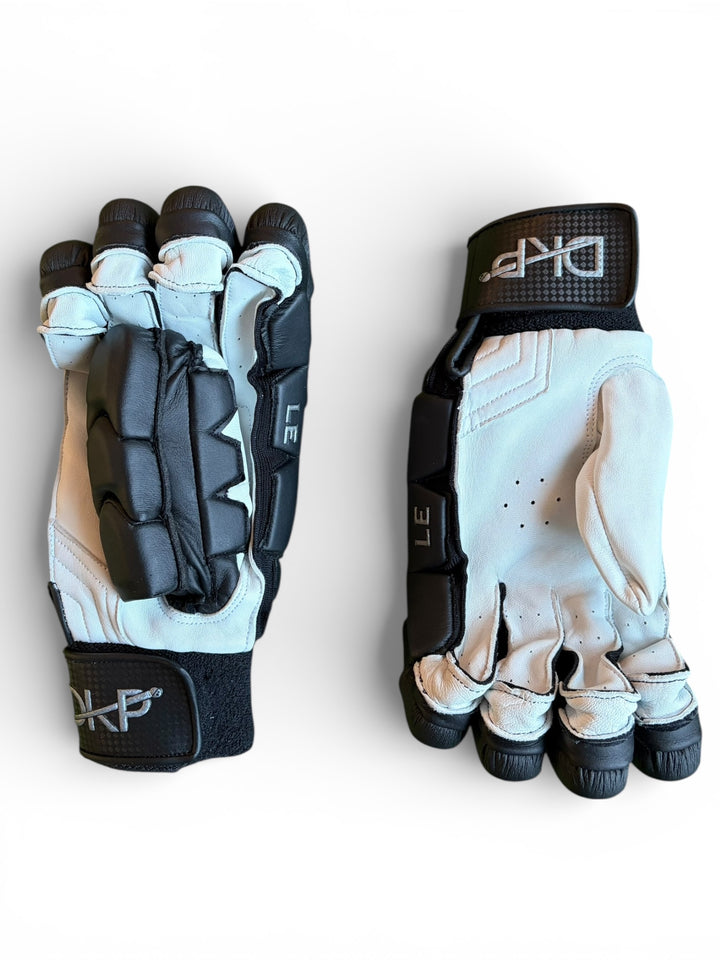 DKP Limited Edition Black and Navy Cricket Batting Gloves | New Model