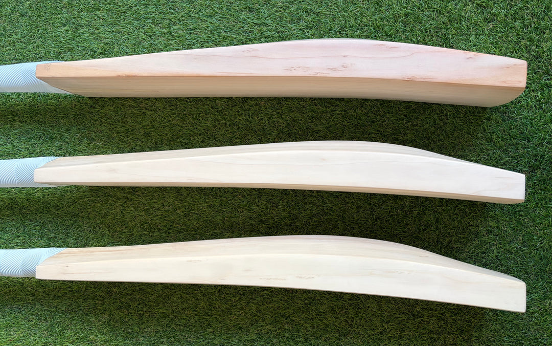 Plain Grade 1 English Willow Cricket Bat | Full Profile | Heavyweight