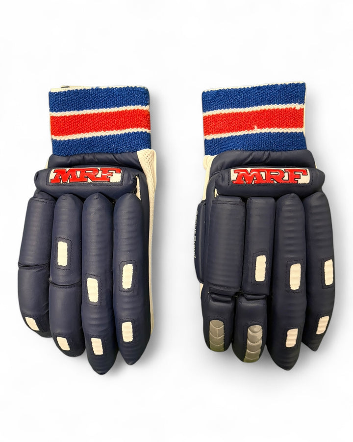 MRF Grand Edition Navy Batting Gloves | Left Hand