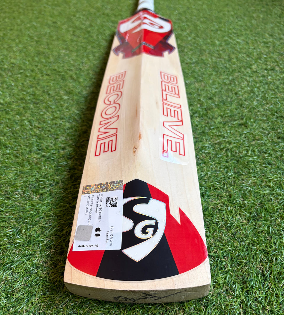 SG Sunny Tonny Players Cricket Bat | Harrow Size