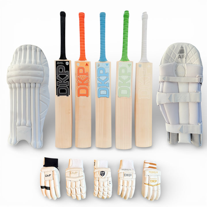 DKP Elements Bundle | Cricket Bat | Cricket Gloves | Cricket Pads | Cricket Bag