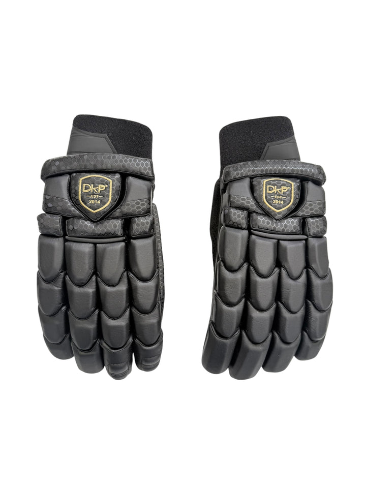 DKP Limited Edition Black and Navy Cricket Batting Gloves