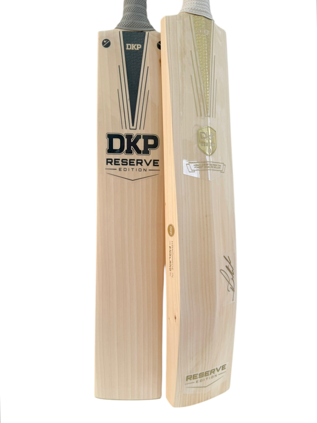 DKP Reserve Edition Cricket Bat | Royal Gold & Metallic Grey