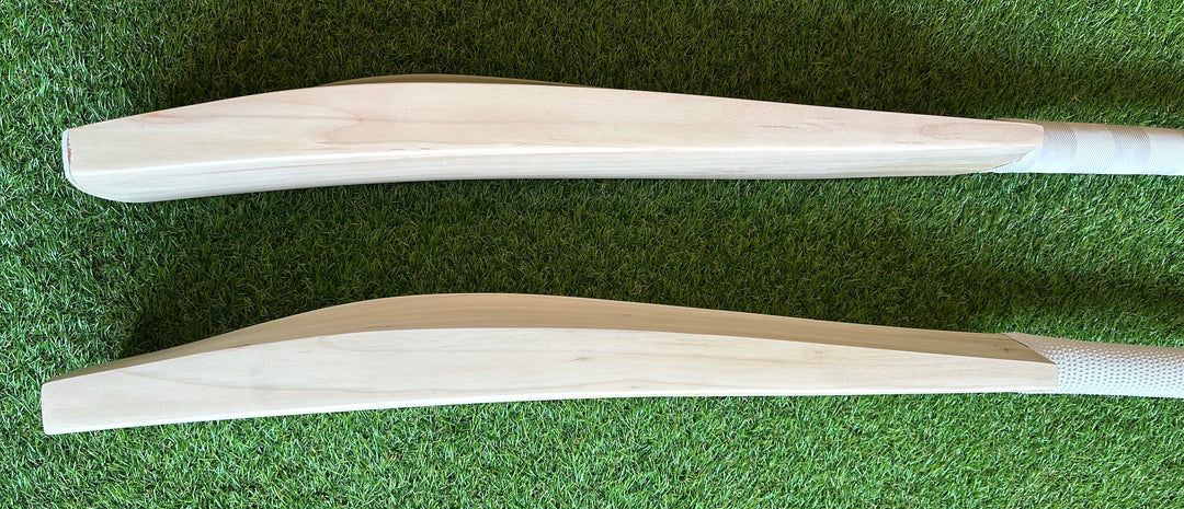Plain Grade 1 English Willow Cricket Bat | Long Handle