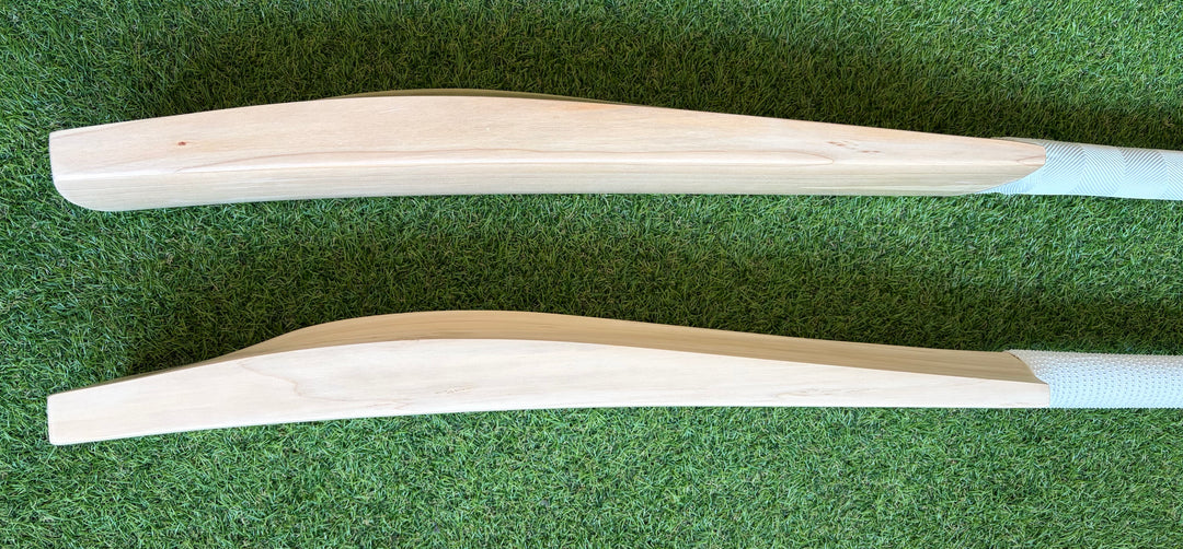 Plain Grade 1 English Willow Cricket Bat | Duckbill Profile