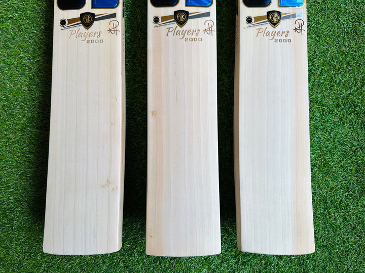 SS TON Players 2000 Blue Edition Cricket Bat | 40mm Edges