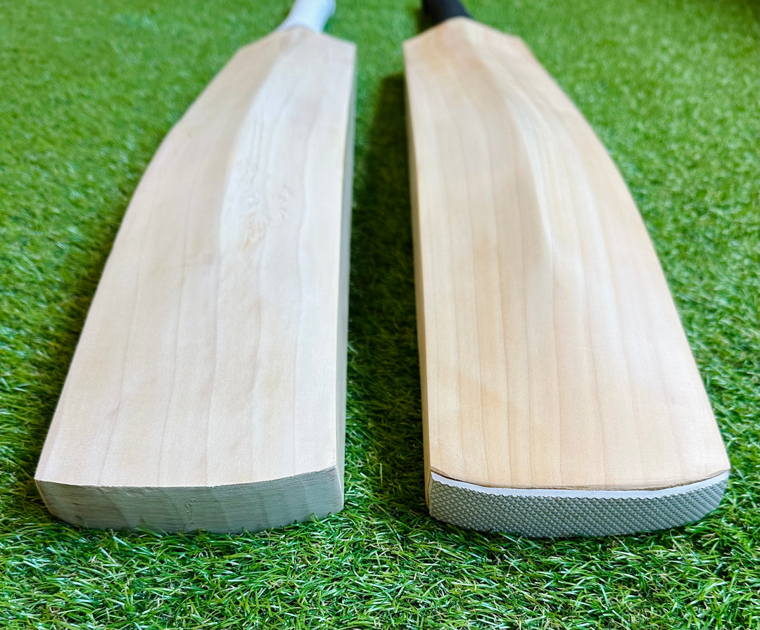 Plain Grade 1 English Willow Cricket Bat | Long Blade | Pro Shape