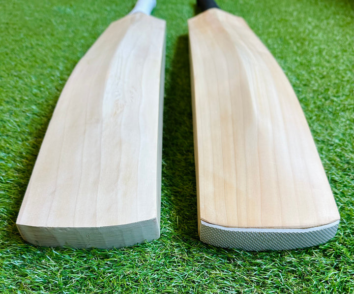 Plain Grade 1 English Willow Cricket Bat | Long Blade | Pro Shape