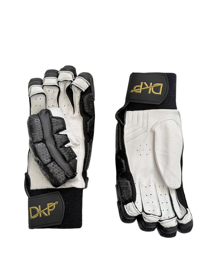 DKP Limited Edition Black and Navy Cricket Batting Gloves