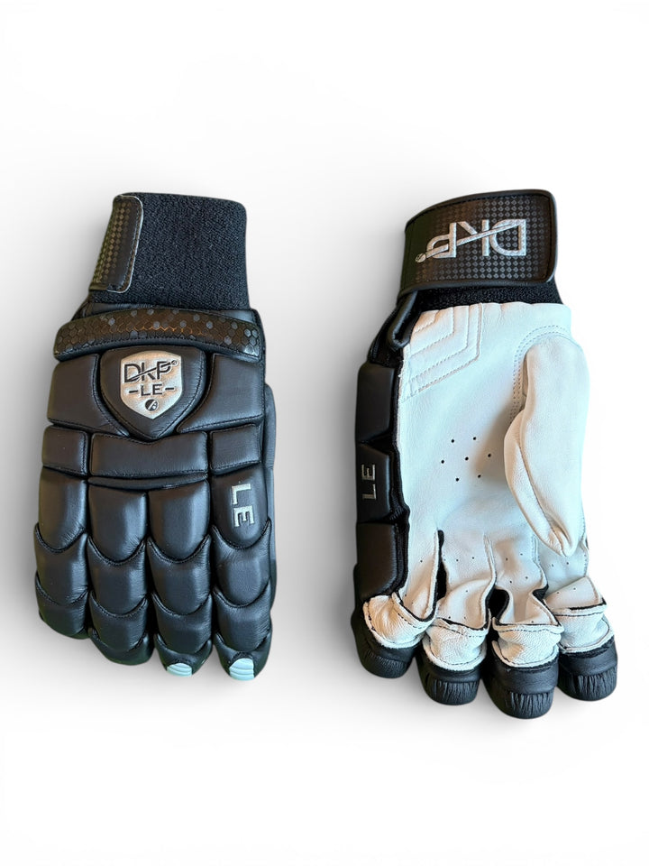 DKP Limited Edition Black and Navy Cricket Batting Gloves | New Model