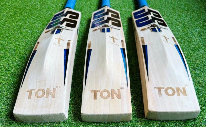 SS TON Players 2000 Blue Edition Cricket Bat | 40mm Edges