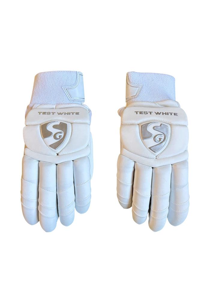 SG Test White Cricket Batting Gloves