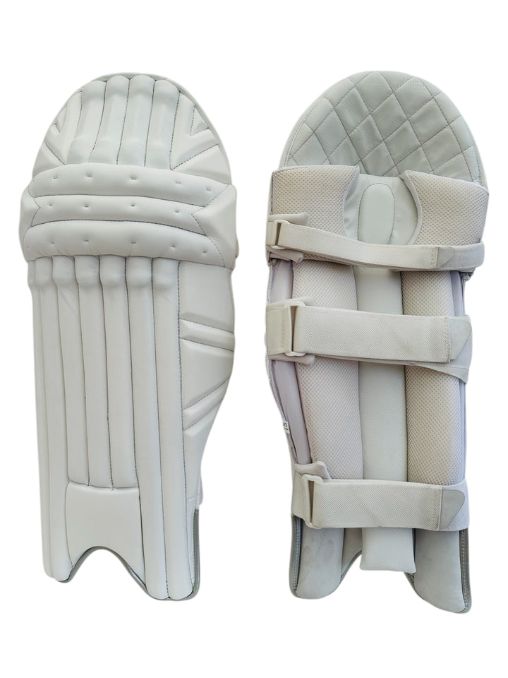 Plain Players White Batting Cricket Pads