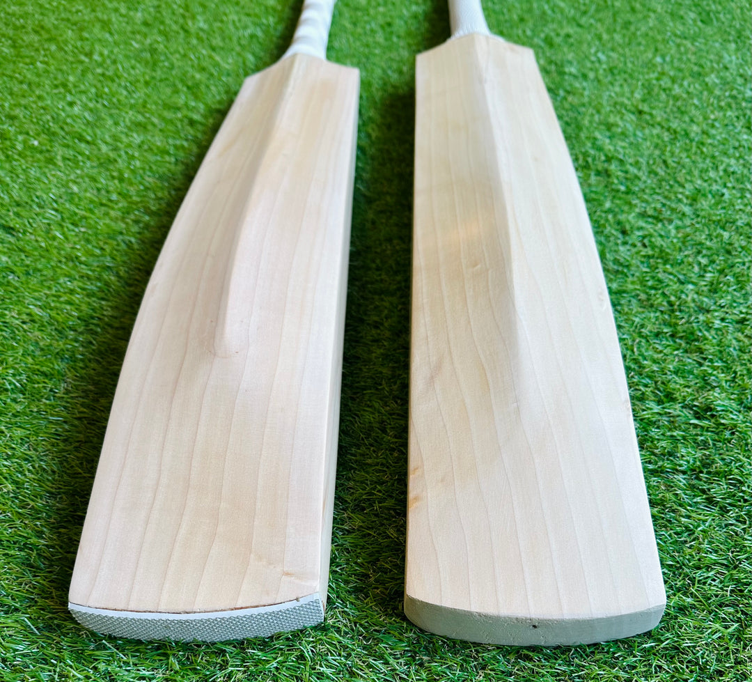 Plain Grade 1 English Willow Cricket Bat | Long Handle