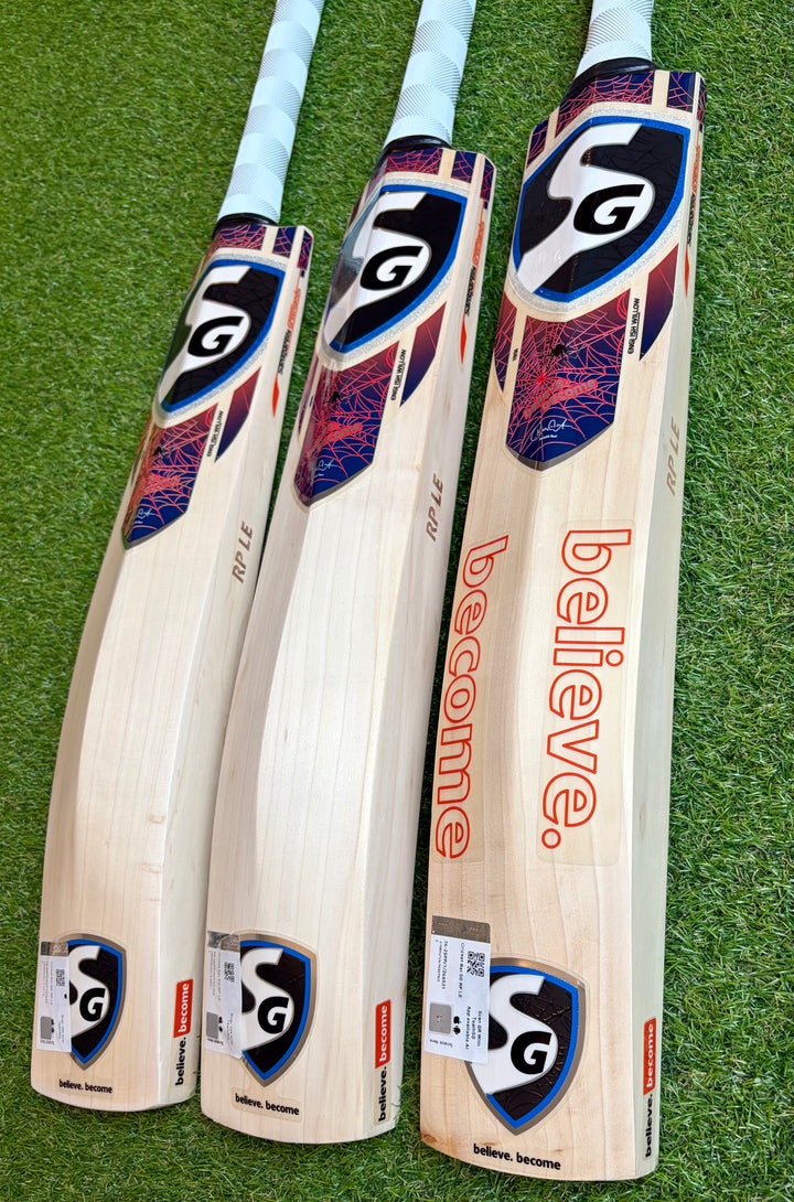 SG RP Limited Edition Cricket Bat | As Used Rishabh Pant | 40mm Edges